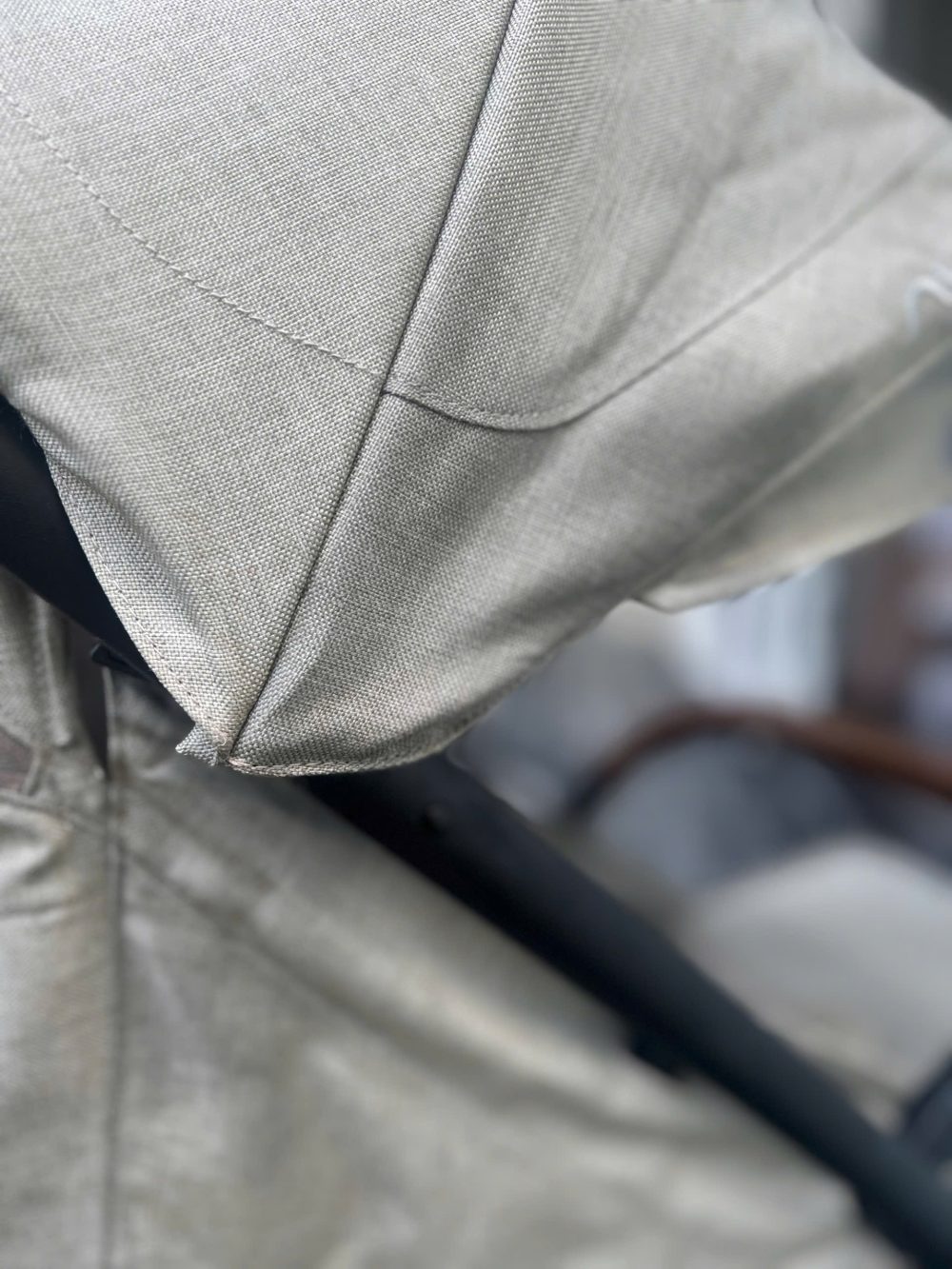 Xe đẩy Nuna Trvl màu be (kèm áo mưa & màn chắn gió) - Ảnh 9