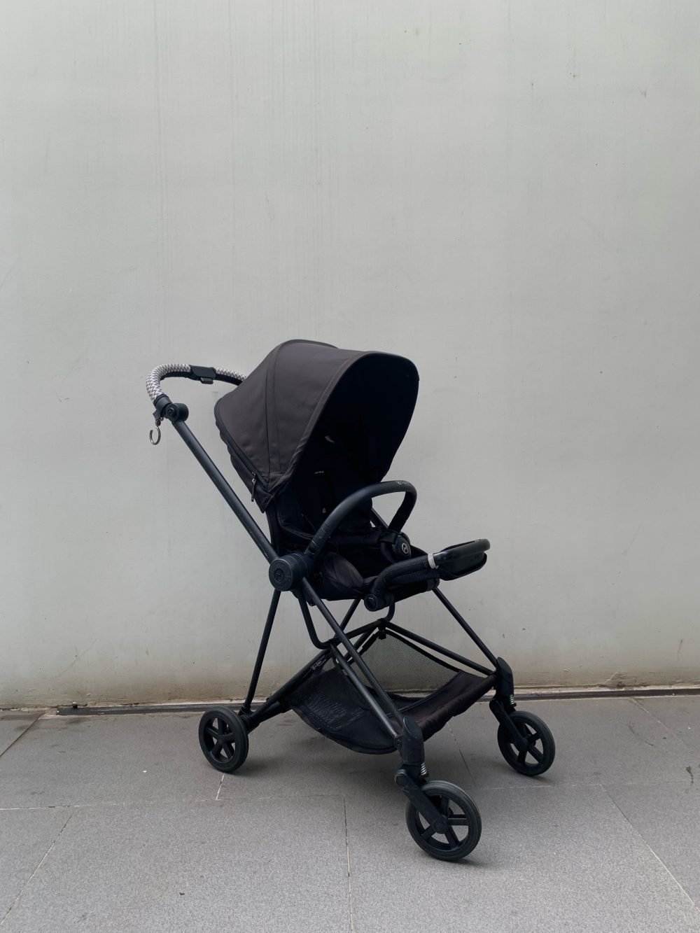 Xe đẩy Cybex Mios 1 kèm bọc tay cầm (full đen) - Ảnh 6