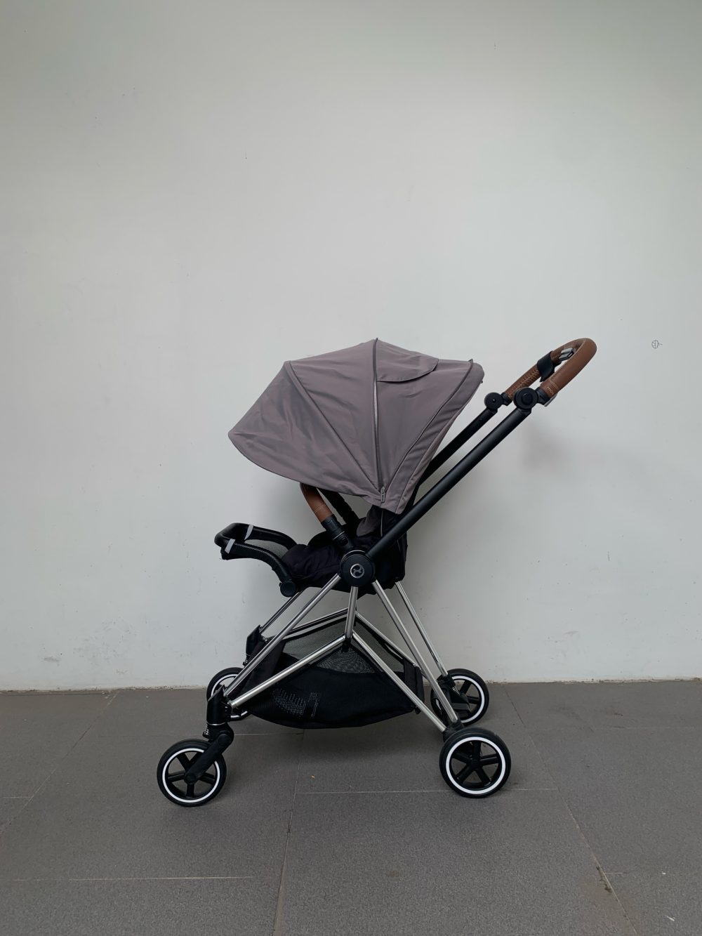 Xe đẩy Cybex mios 2 màu xám khung bạc - Ảnh 14