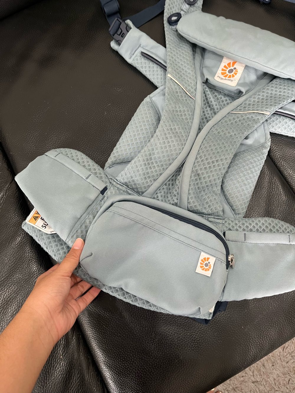 Địu cho bé Ergobaby Omni Breeze, Slate Blue ( 0m ->20kg) - Ảnh 10