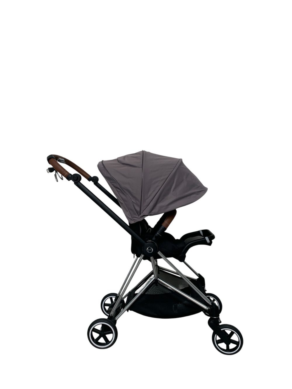 Xe đẩy Cybex mios 2 màu xám khung bạc - Ảnh 1