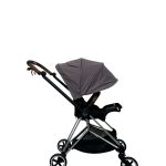 Xe đẩy Cybex mios 2 màu xám khung bạc