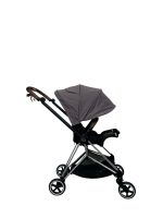 Xe đẩy Cybex mios 2 màu xám khung bạc