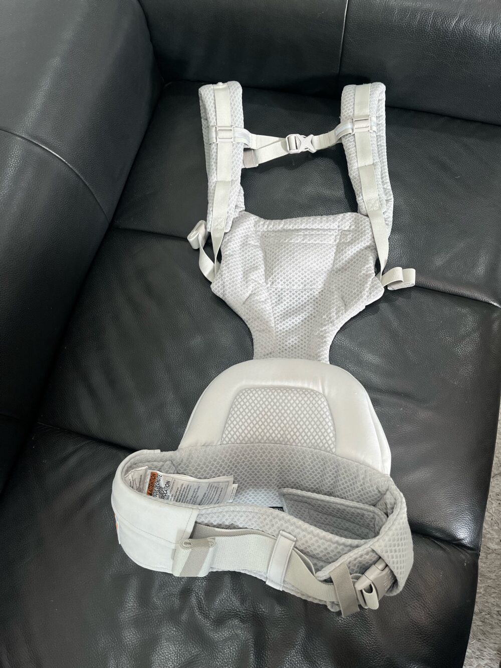 Địu Ergobaby Alta Hip Seat (Pearl Grey) - 4m+ -> tối đa 20kg (full box) - Ảnh 3