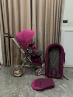 Xe đẩy kèm nôi sơ sinh Stokke Xplory (màu tím) - Ảnh 2