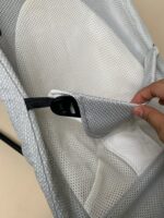 Ghế rung BabyBjorn vải lưới mesh màu xám trắng/xám - Ảnh 8