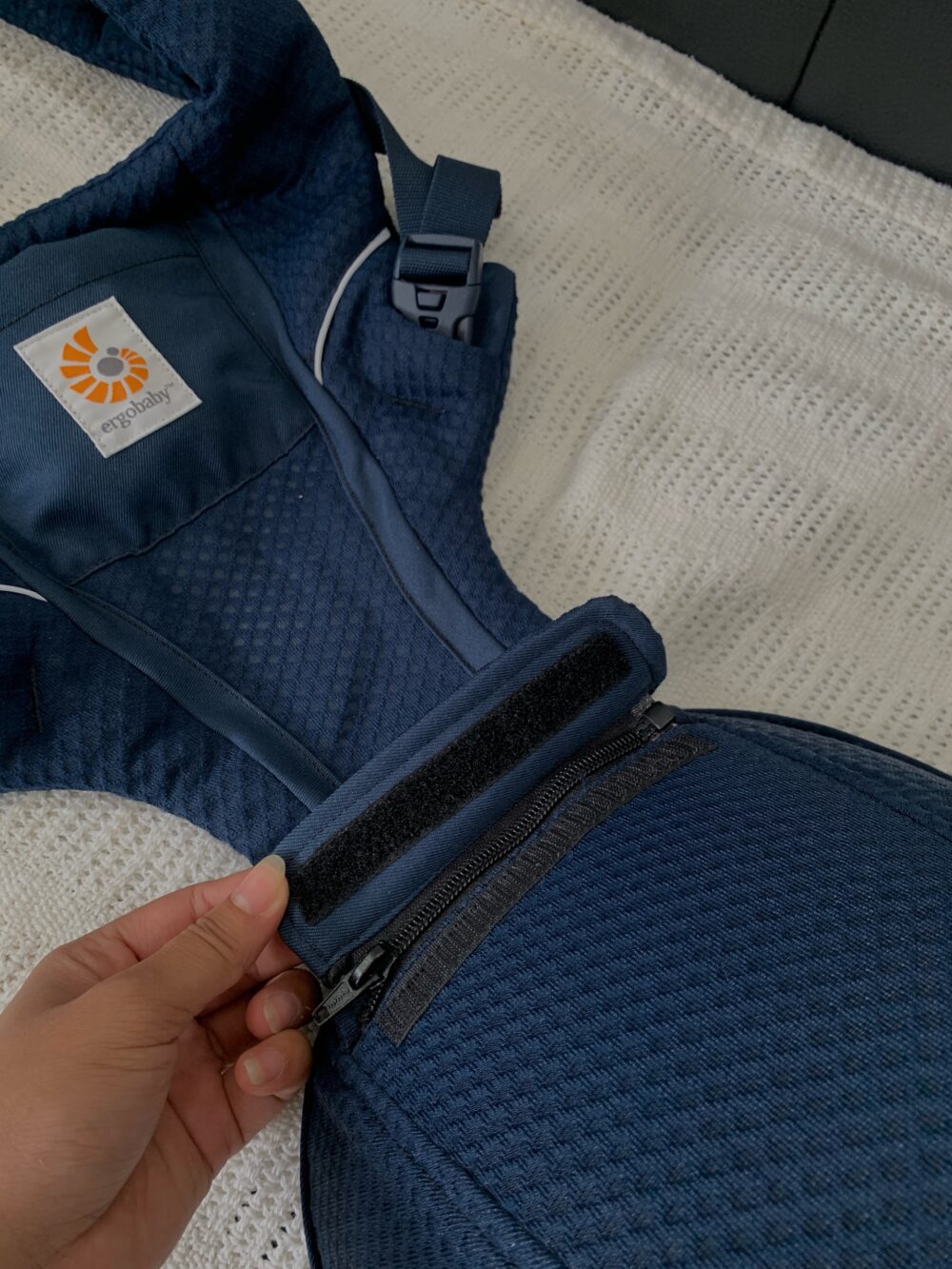 Địu ErgoBaby Alta Hipseat / navy (cho bé 4m/5,5kg->4y/20kg) - Ảnh 2