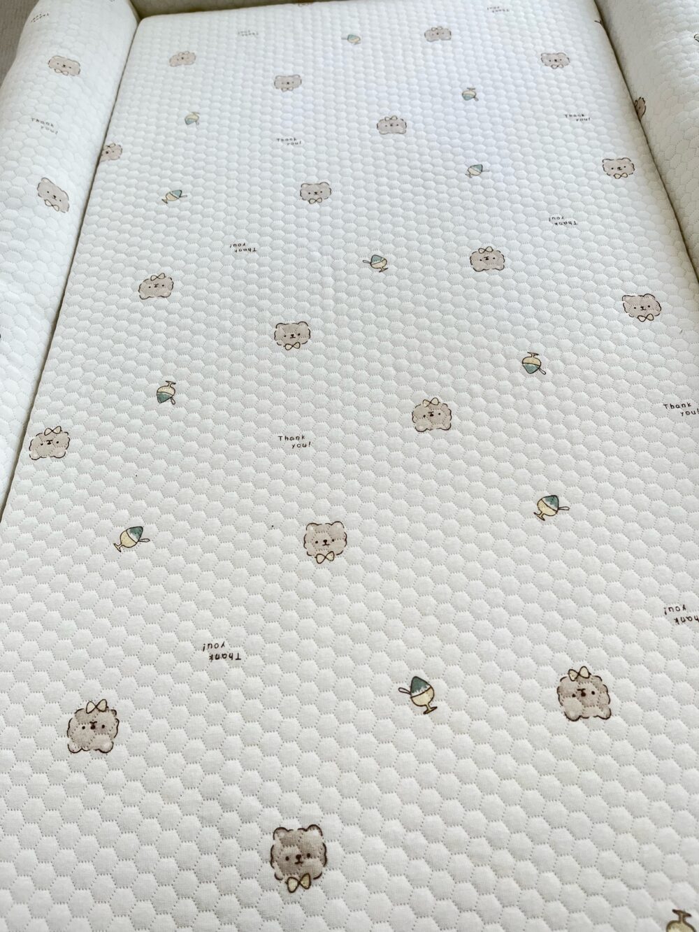 Đệm sơ dừa ngủ chung giường Bessla hoạ tiết gấu nâu ( 0m+) - Ảnh 3