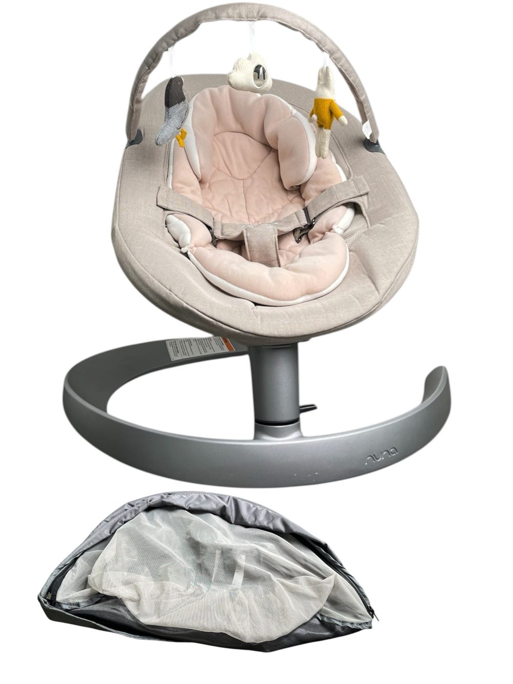 Nôi rung Nuna Leaf grow ( tặng kèm thanh đồ chơi, thanh hạ đồ chơi và mùng treo Nuna) - Ảnh 1