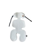 Đệm lót xe đẩy Chez bébé màu trắng hoạ tiết gấu