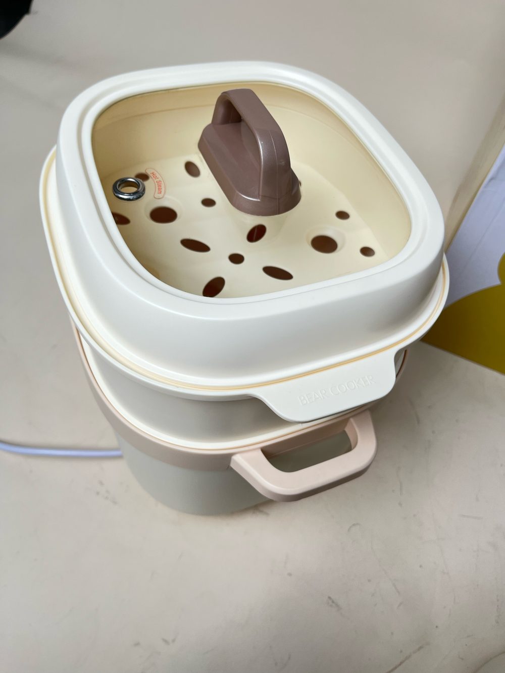 Nồi nấu chậm Bear 1,6L SB-NNC16 màu be ( full box) - Ảnh 5