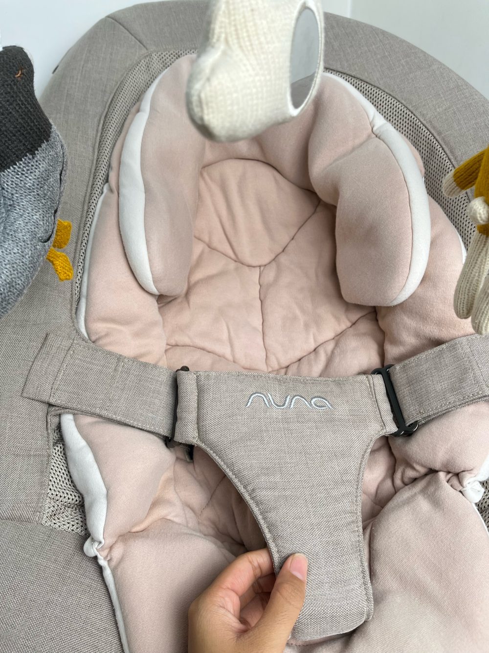 Nôi rung Nuna Leaf grow ( tặng kèm thanh đồ chơi, thanh hạ đồ chơi và mùng treo Nuna) - Ảnh 3