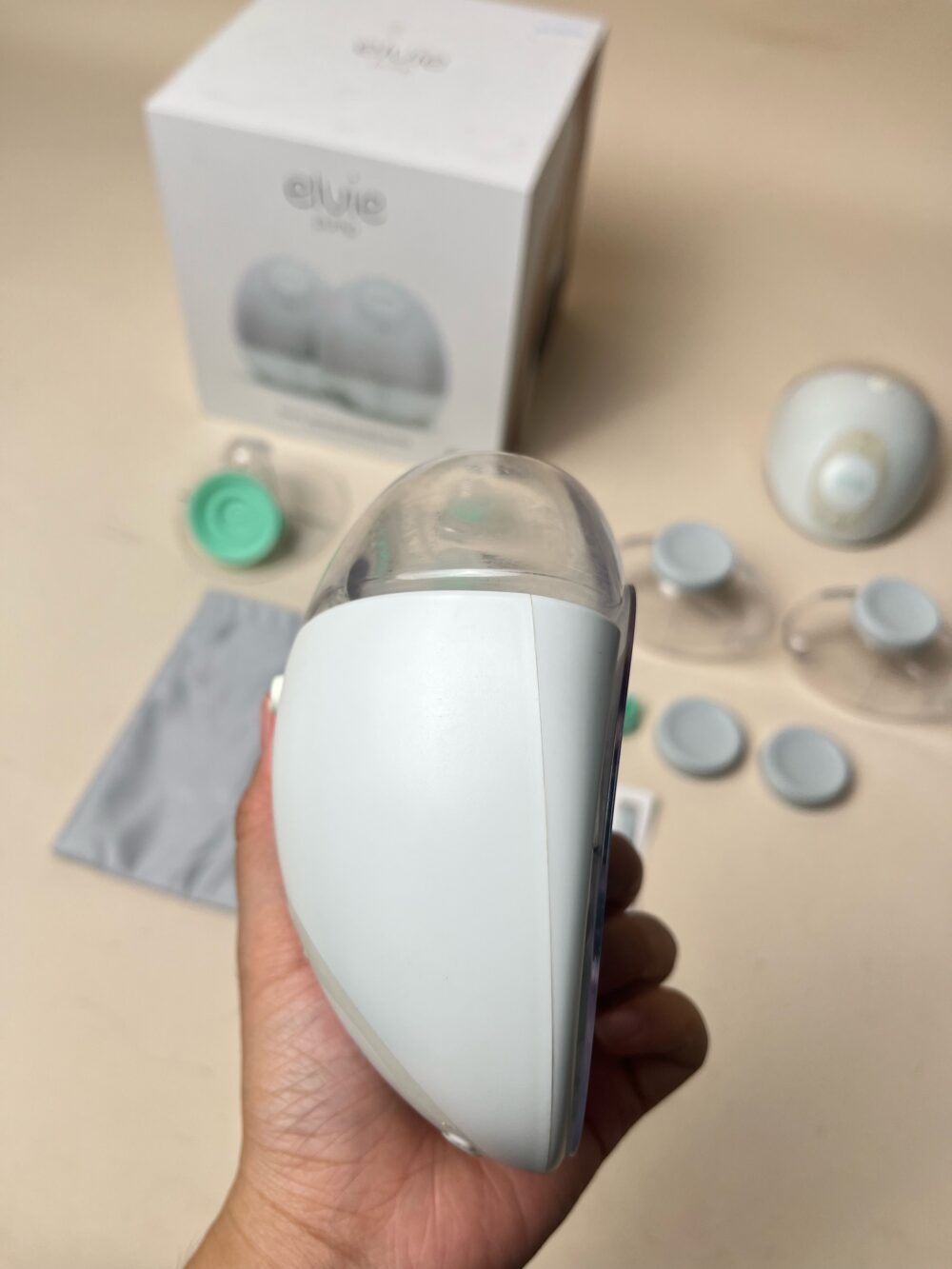 Máy hút sữa điện đôi rảnh tay Elvie Pump (full box) - Ảnh 16