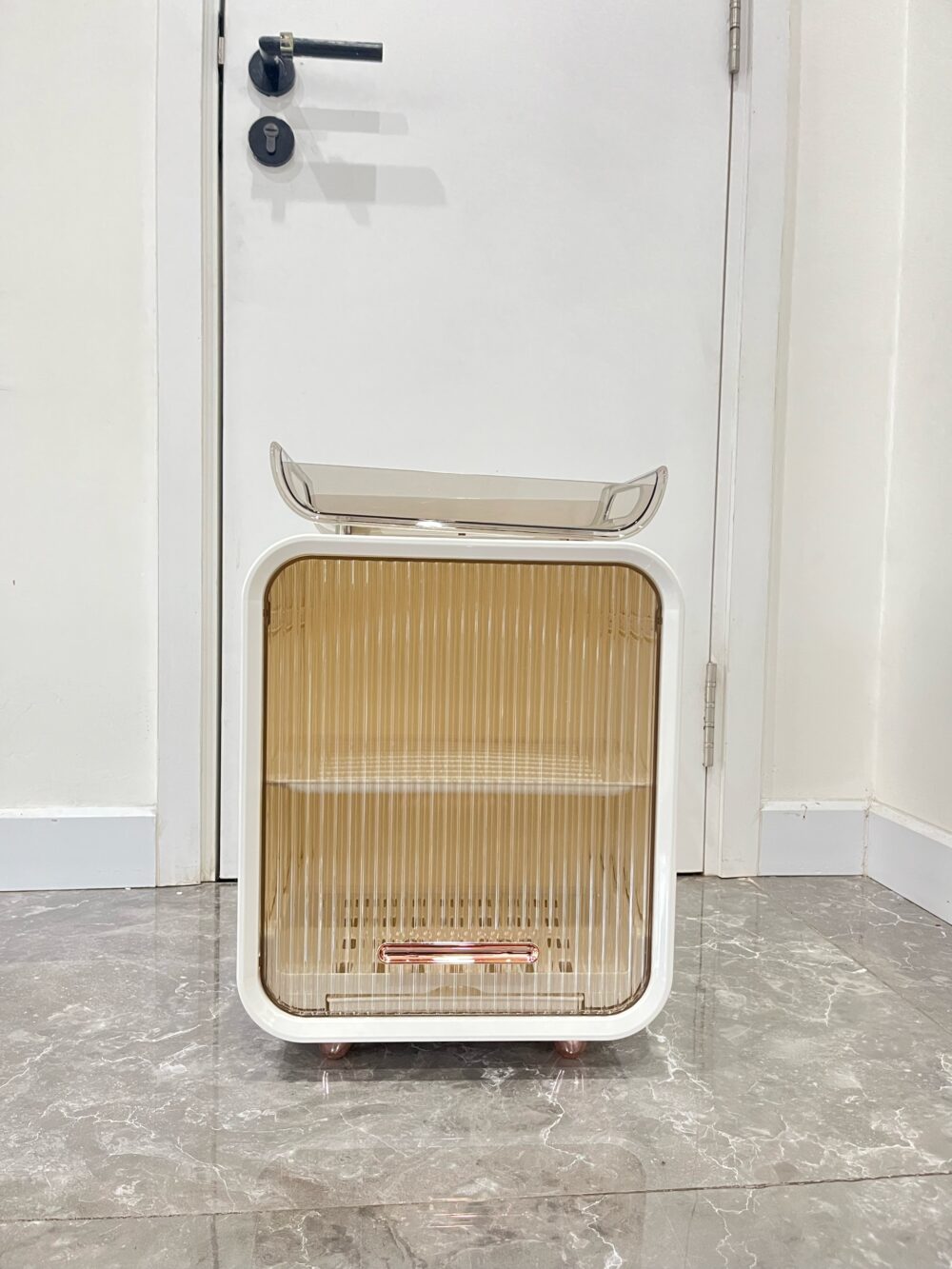 Kệ úp bình, tủ đựng bình sữa 2 tầng Sasa kèm khay - Ảnh 4