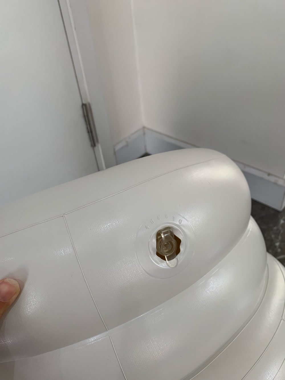 Ghế hơi tập ngồi Richell kiểu màu xám - Ảnh 3