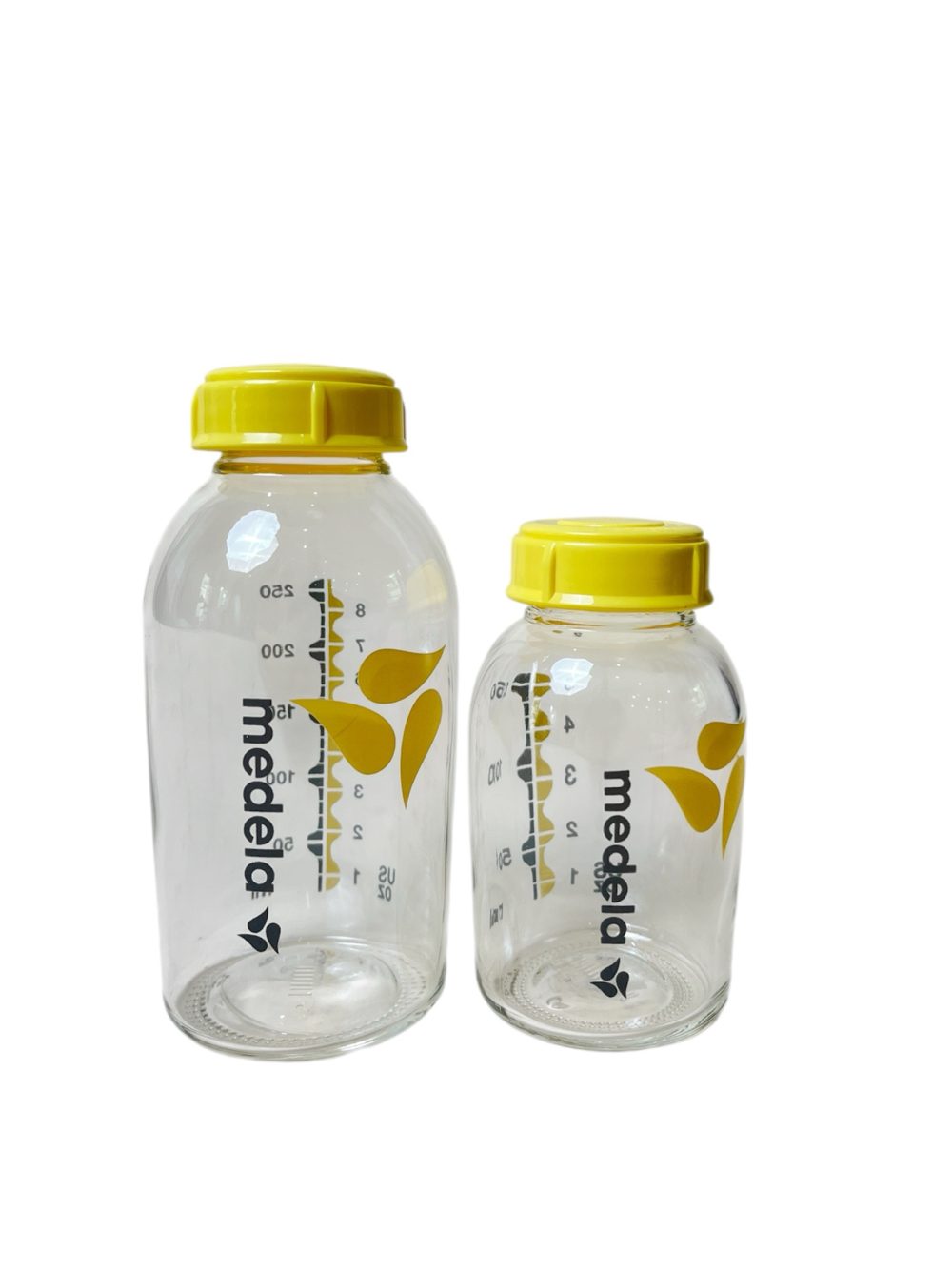 Set 2 bình trữ sữa Medela thuỷ tinh 250ml và 150ml - Ảnh 1