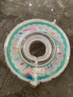 Phao bơi cổ Malang Honey hình bánh donut hoạ tiết đám mây xanh - Ảnh 2