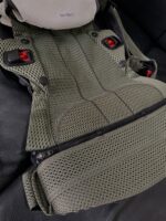 Địu Baby Bjorn Hamony màu xanh rêu kèm yếm địu BBJ (size sơ sinh 3,2kg/15kg) - Ảnh 4