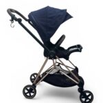 Xe đẩy Cybex mios 2 (màu xanh đen, khung Rosegold) - sơ sinh -> 22kg
