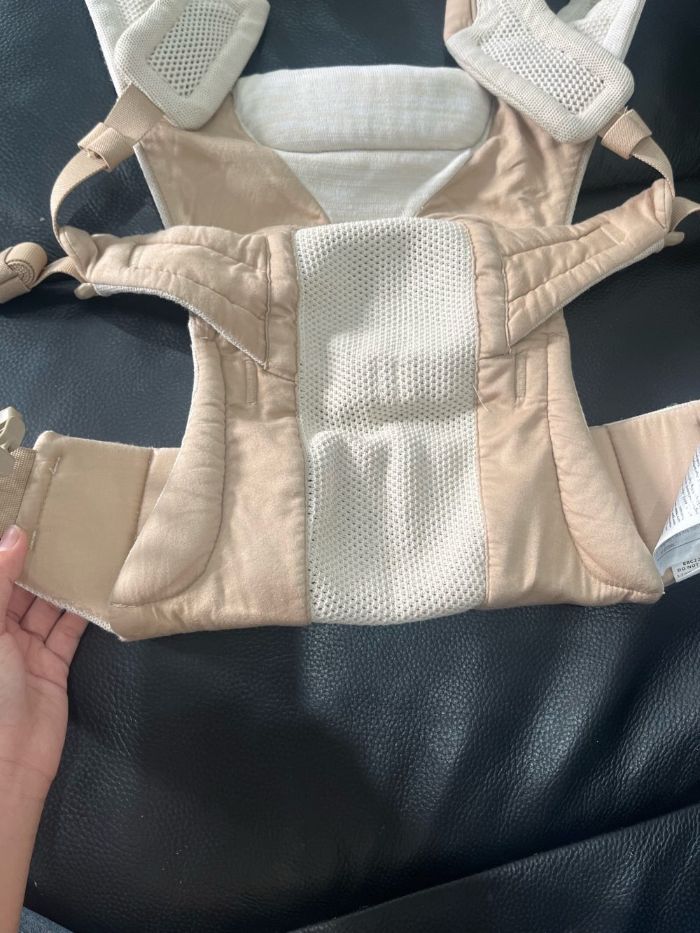 Địu Ergobaby Aerloom màu be 0m->36m/ 15,9kg (no box) - Ảnh 14