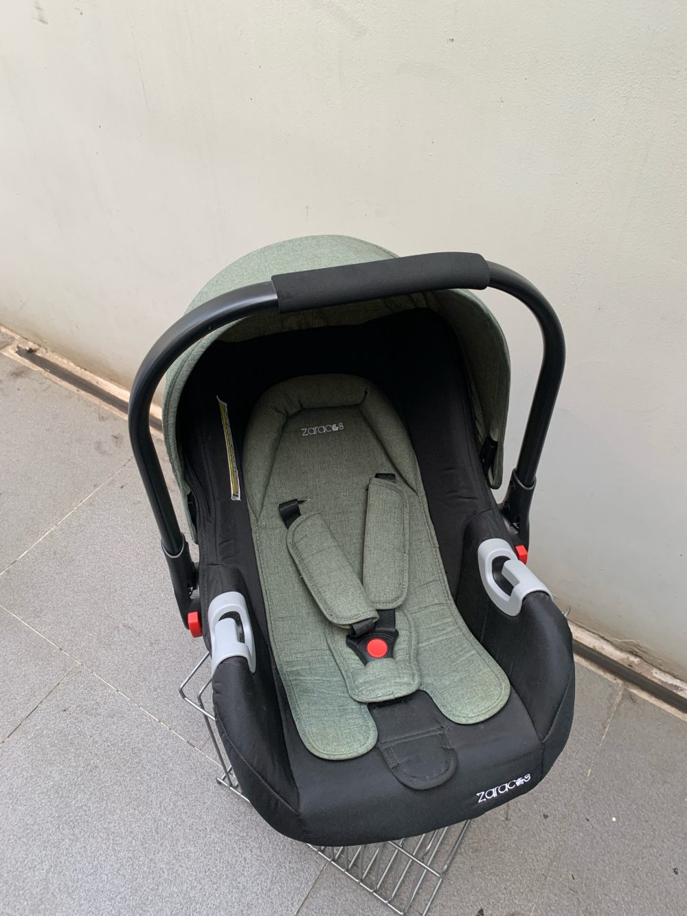 Nôi ôtô sơ sinh Zaracos Intel 2646 màu Green (0-12 tháng) - Ảnh 6