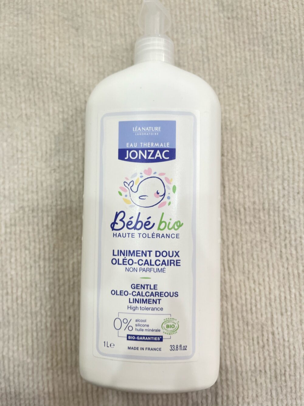 Dung dịch làm sạch vùng hăm tã Jonzac Bebe Bio size 1L (HSD: 1/3/2027) - Ảnh 4