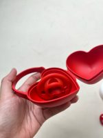 Set ti giả và dây kẹp ti TGM màu đỏ ( full box) - Ảnh 2