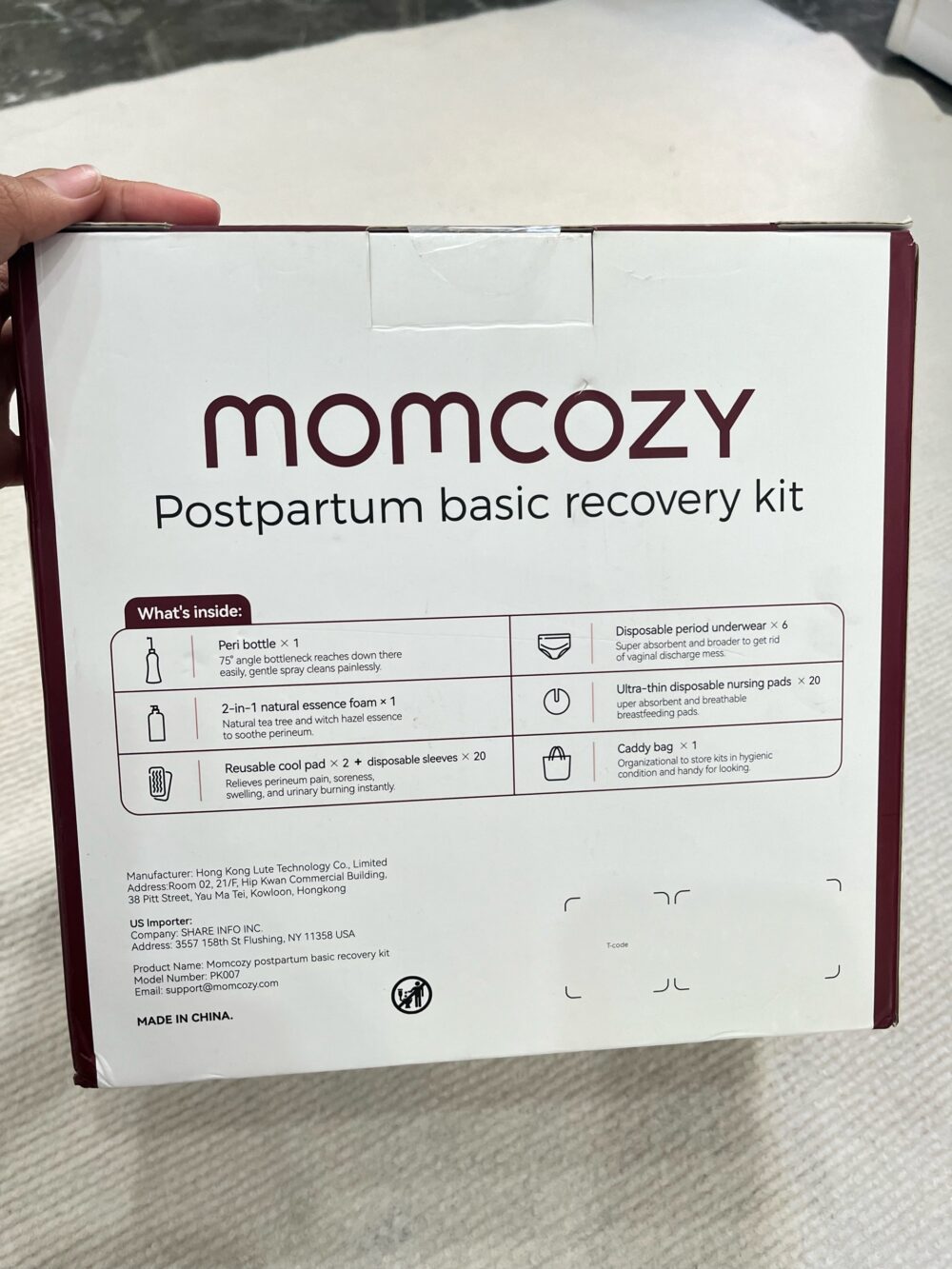 Bộ dụng cụ phục hồi sau sinh Momcozy (full box) - Ảnh 5