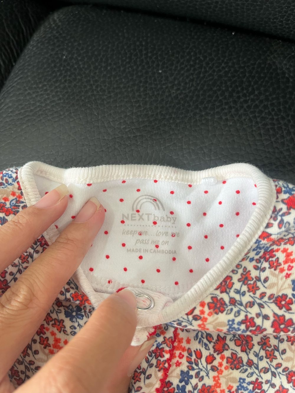 Set 2 bộ sleepsuits mix brand Next baby & Mamas&Papas (size: 6/9m) - Ảnh 10