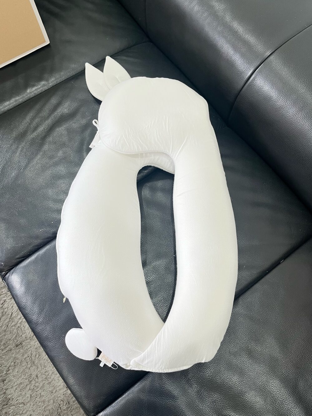 Gối thỏ Raras vải bamboo màu trắng (full 2 box, size: 2m+/2y) - Ảnh 12