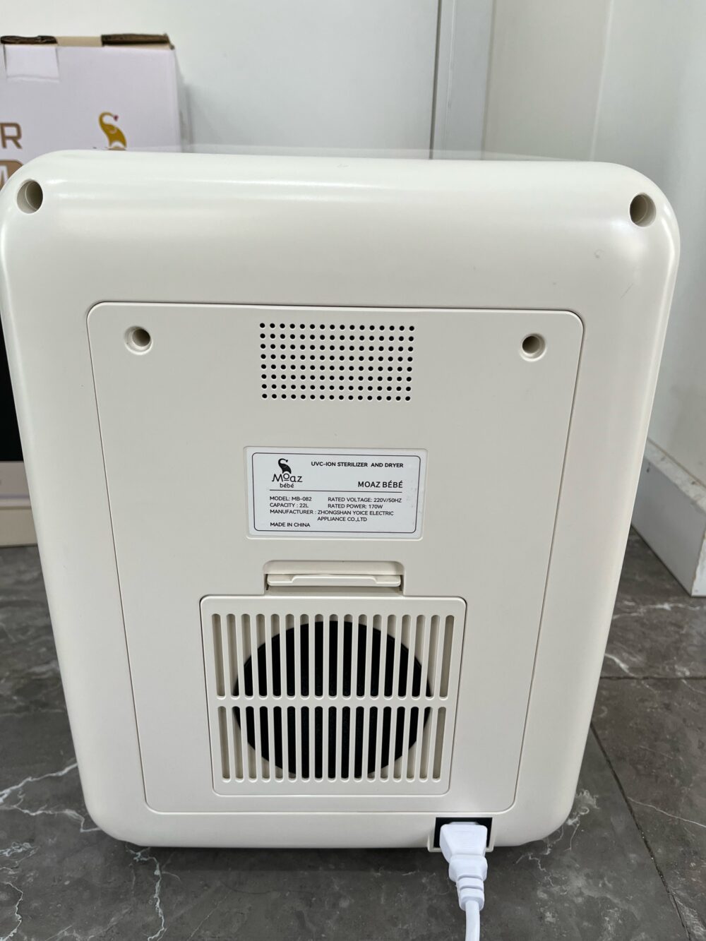 Máy tiệt trùng Moaz BéBé UVC - ION MB-082 ( full 2 box) - Ảnh 7