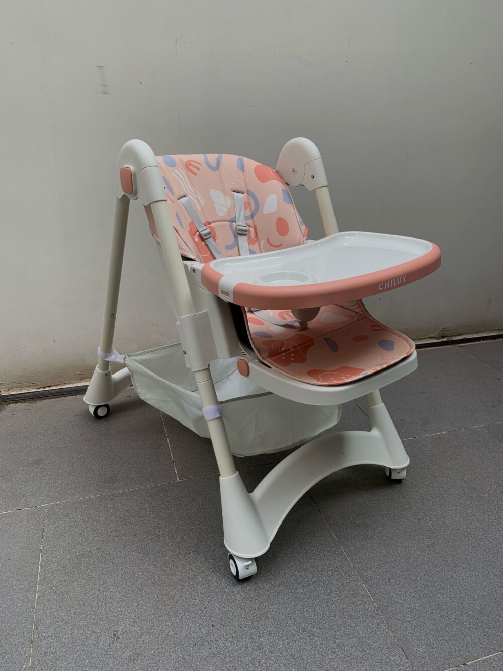 Ghế ăn dặm Chilux Grow D màu hồng (6m/3y) - Ảnh 10