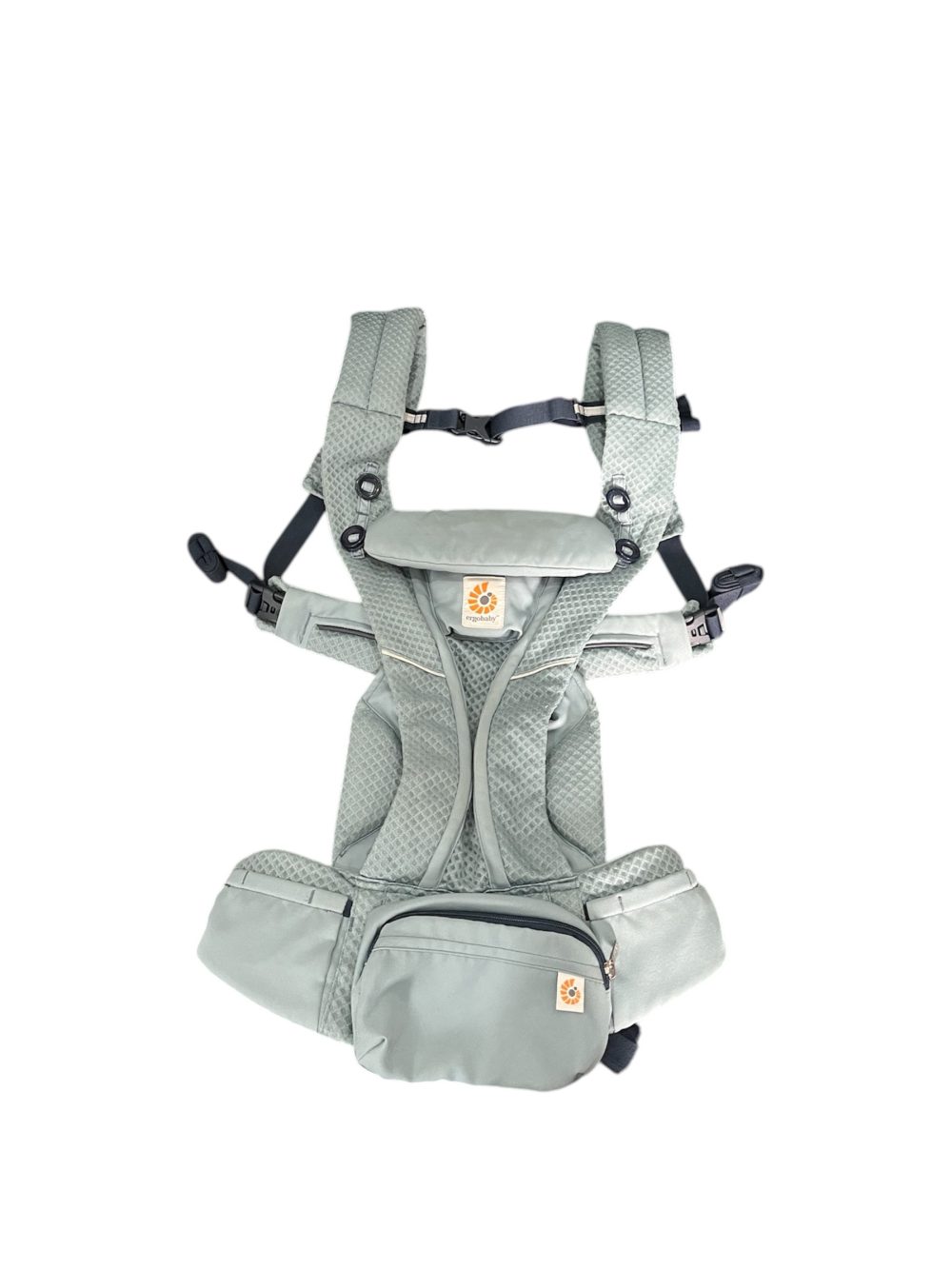 Địu cho bé Ergobaby Omni Breeze, Slate Blue ( 0m ->20kg) - Ảnh 1