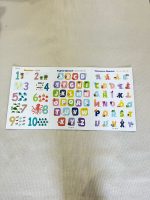 Set 3 bảng gấp thông thái song ngữ nhiều chủ đề Lalala baby 96x50cm ( Giấy ford 80 cứng) - Ảnh 2