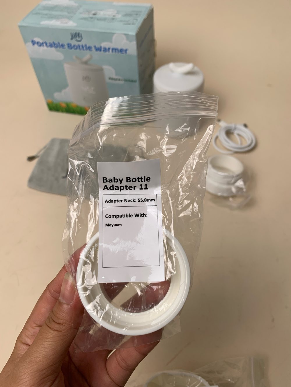 Máy hâm sữa di động Jiffi v5.0 (kèm 3 cổ nối) - Ảnh 4