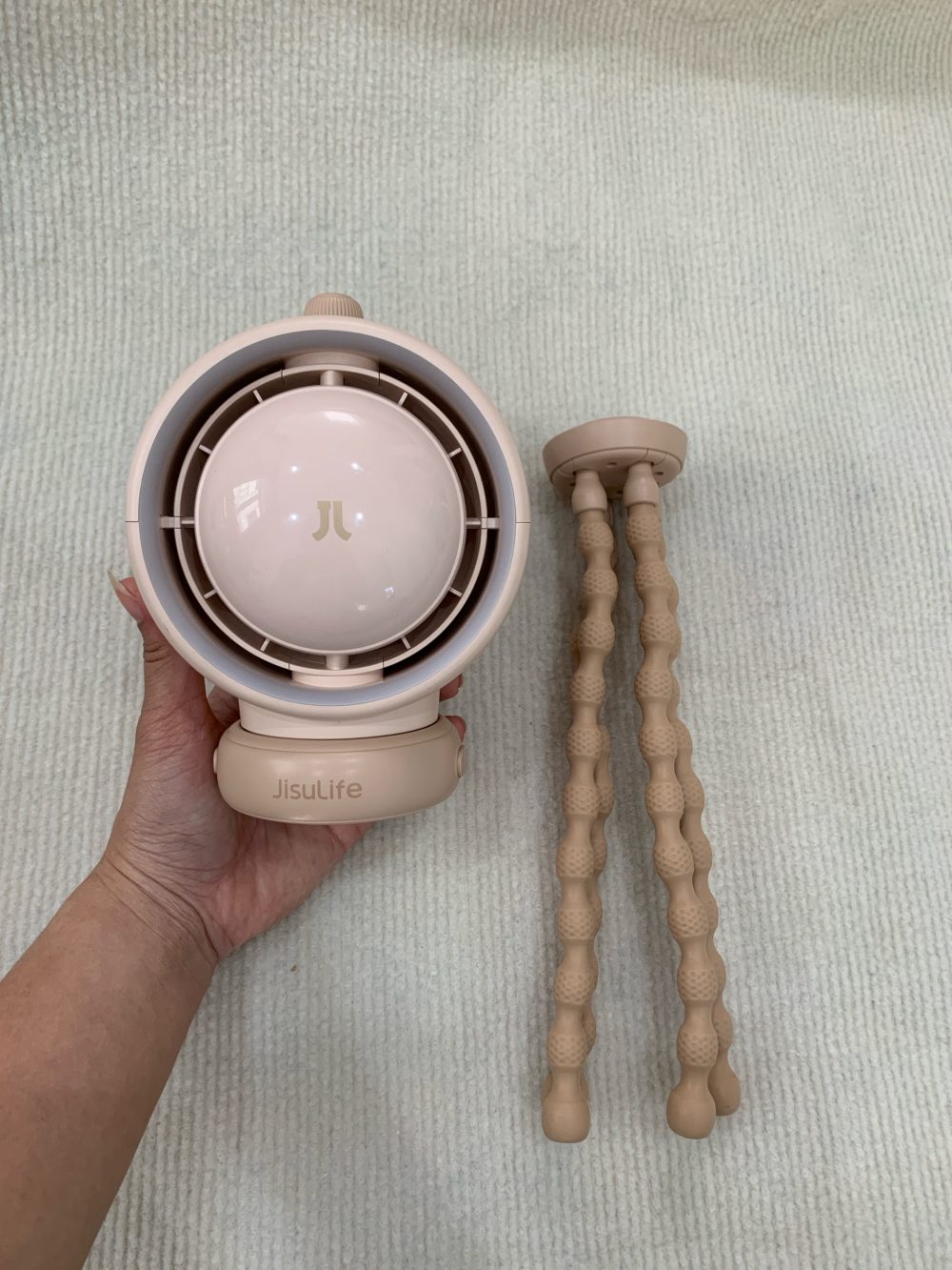 Quạt tích điện Jisulife 2s J3146 - nâu (full box) - Ảnh 3