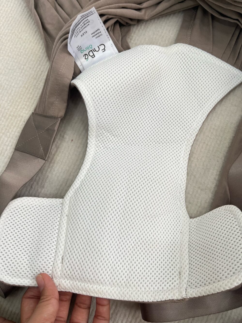 Địu Vải EmBé Sling NovaSoft màu Mocha FLEX (Full box) - Ảnh 9