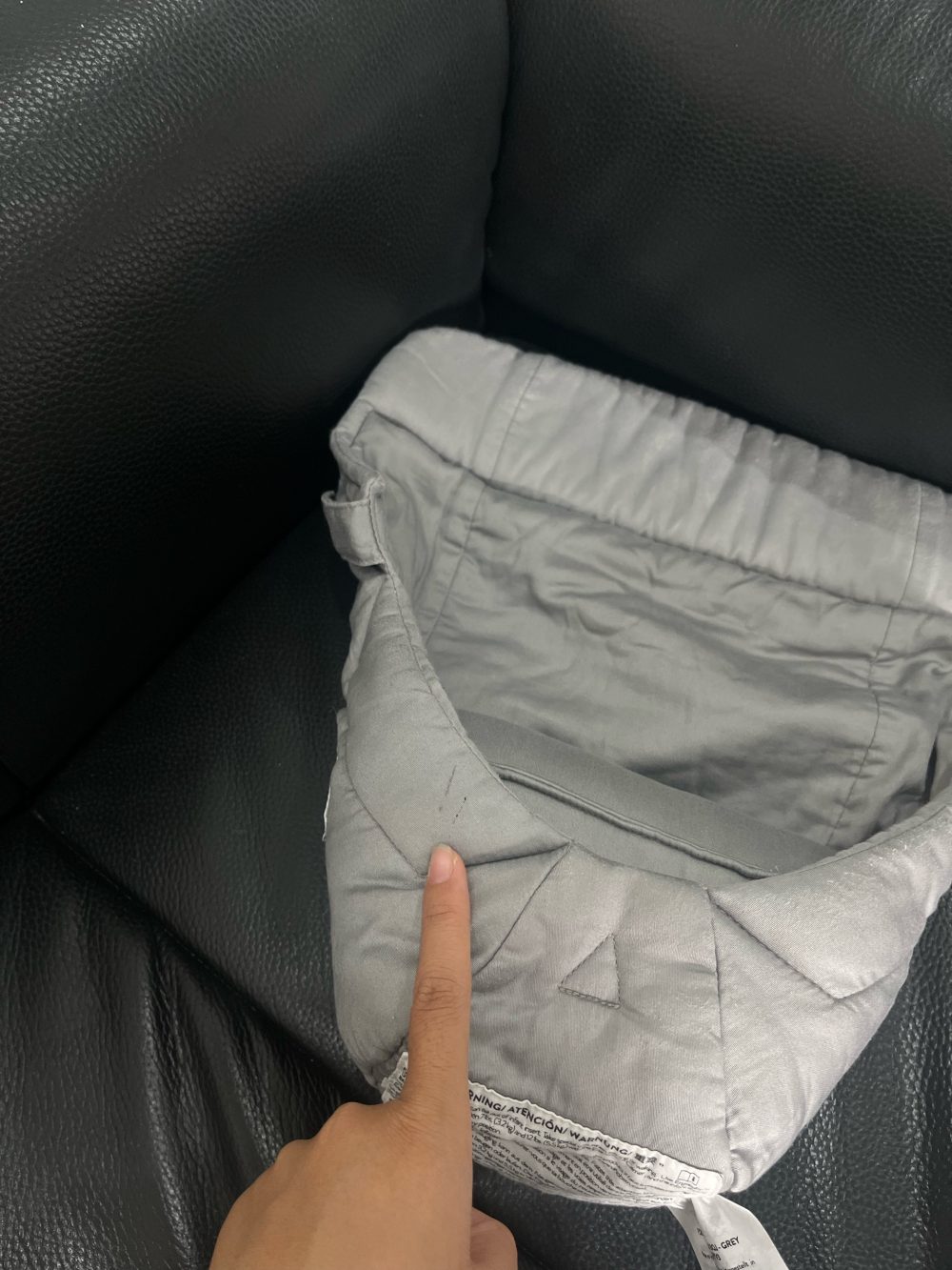 Ủ kén sơ sinh địu Ergobaby màu xám 0m->4m ( no box) - Ảnh 10