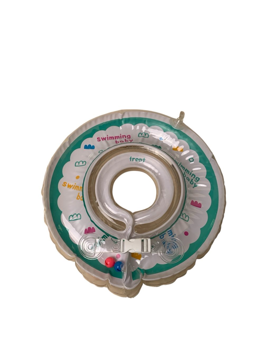 Phao bơi cổ Malang Honey hình bánh donut hoạ tiết đám mây xanh - Ảnh 1