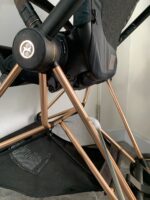 Xe đẩy Cybex mios 2 (đen khung rose gold) kèm bọc tay nắm & cup holder cybex - Ảnh 5