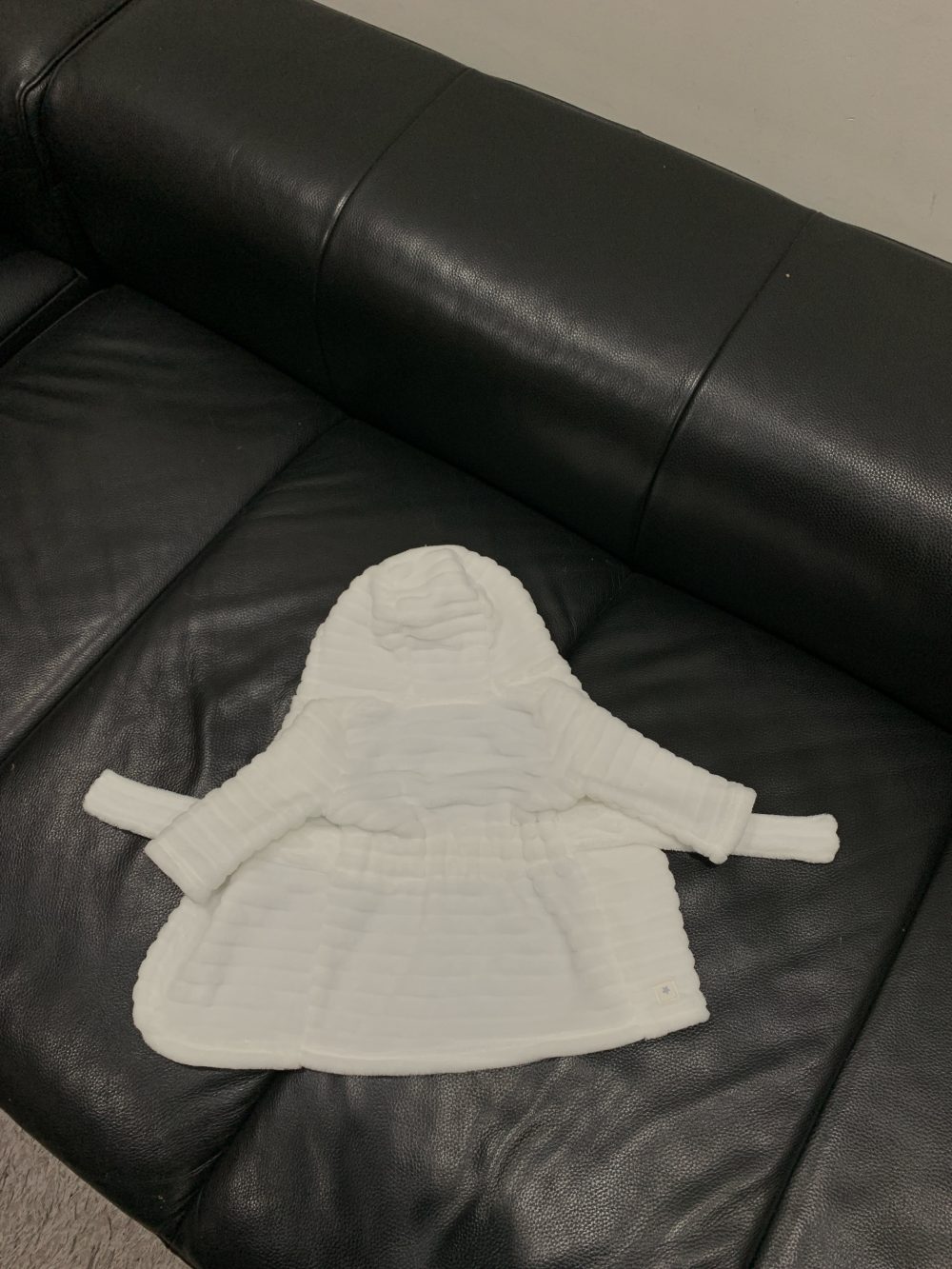 Áo choàng tắm cho bé George màu trắng (size:0/3M) - Ảnh 6