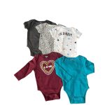 Set 5 bodysuit tay ngắn, dài Old Navy ( size: 3/6m)