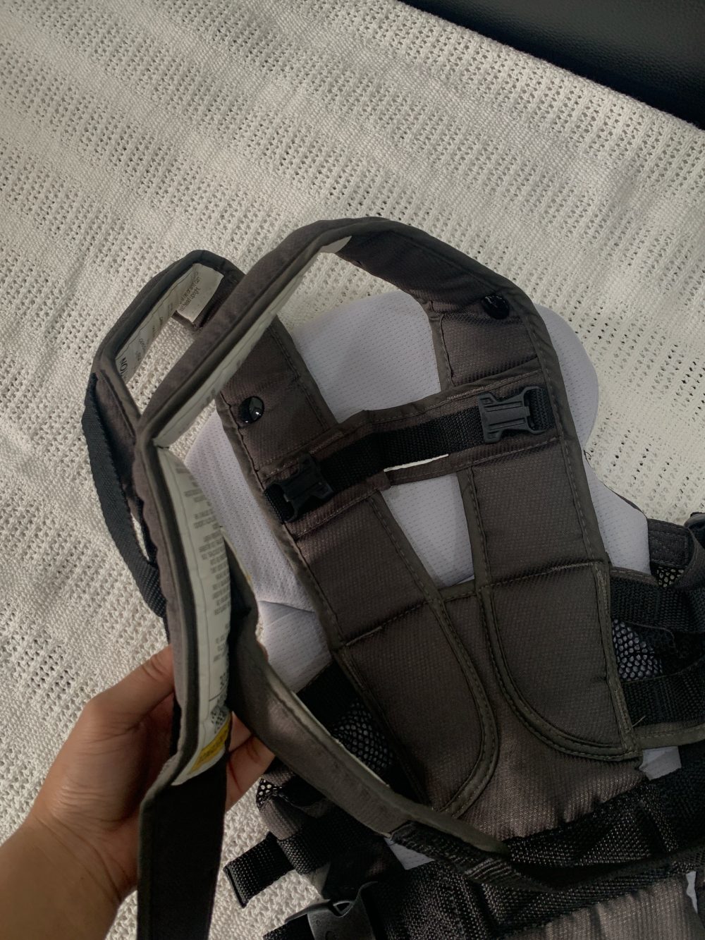 Địu Chicco Ultrasoft màu ghi đen (sơ sinh -> 11.4kg) - Ảnh 10