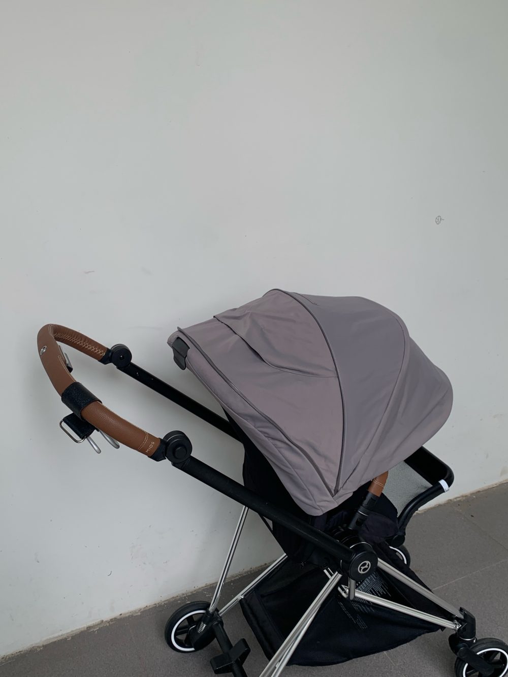 Xe đẩy Cybex mios 2 màu xám khung bạc - Ảnh 11