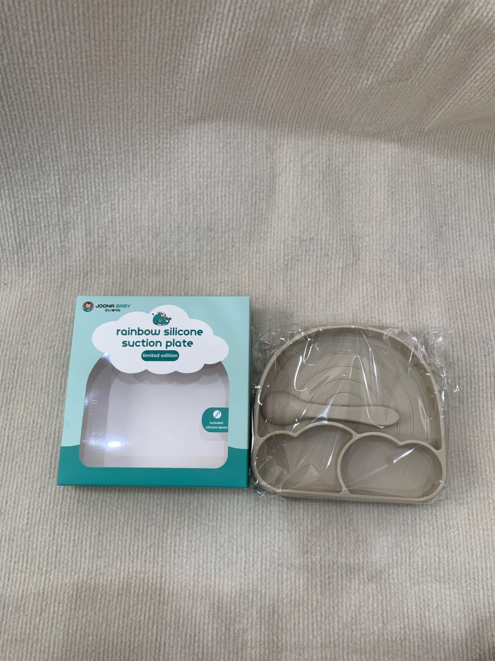 Khay ăn Misan hình cầu vồng kèm thìa (full box) - Ảnh 2