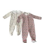 Set 2 bộ sleepsuits mix brand Next baby & Mamas&Papas (size: 6/9m)