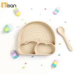 Khay ăn Misan hình cầu vồng kèm thìa (full box) - Ảnh 3
