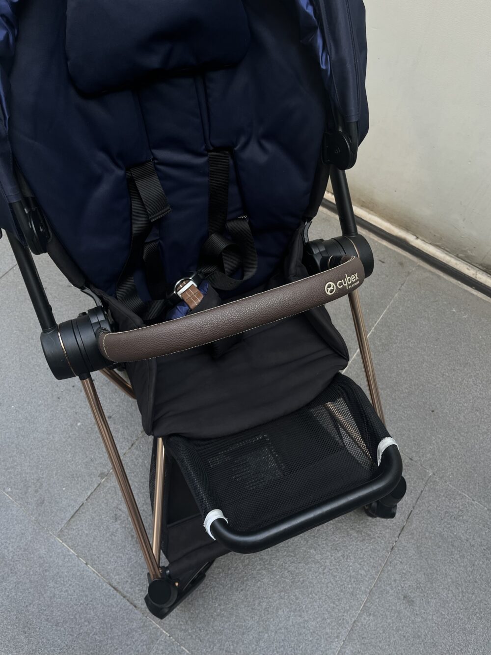 Xe đẩy Cybex mios 2 (màu xanh đen, khung Rosegold) - sơ sinh -> 22kg - Ảnh 10