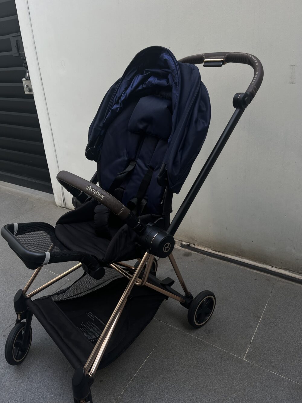Xe đẩy Cybex mios 2 (màu xanh đen, khung Rosegold) - sơ sinh -> 22kg - Ảnh 6