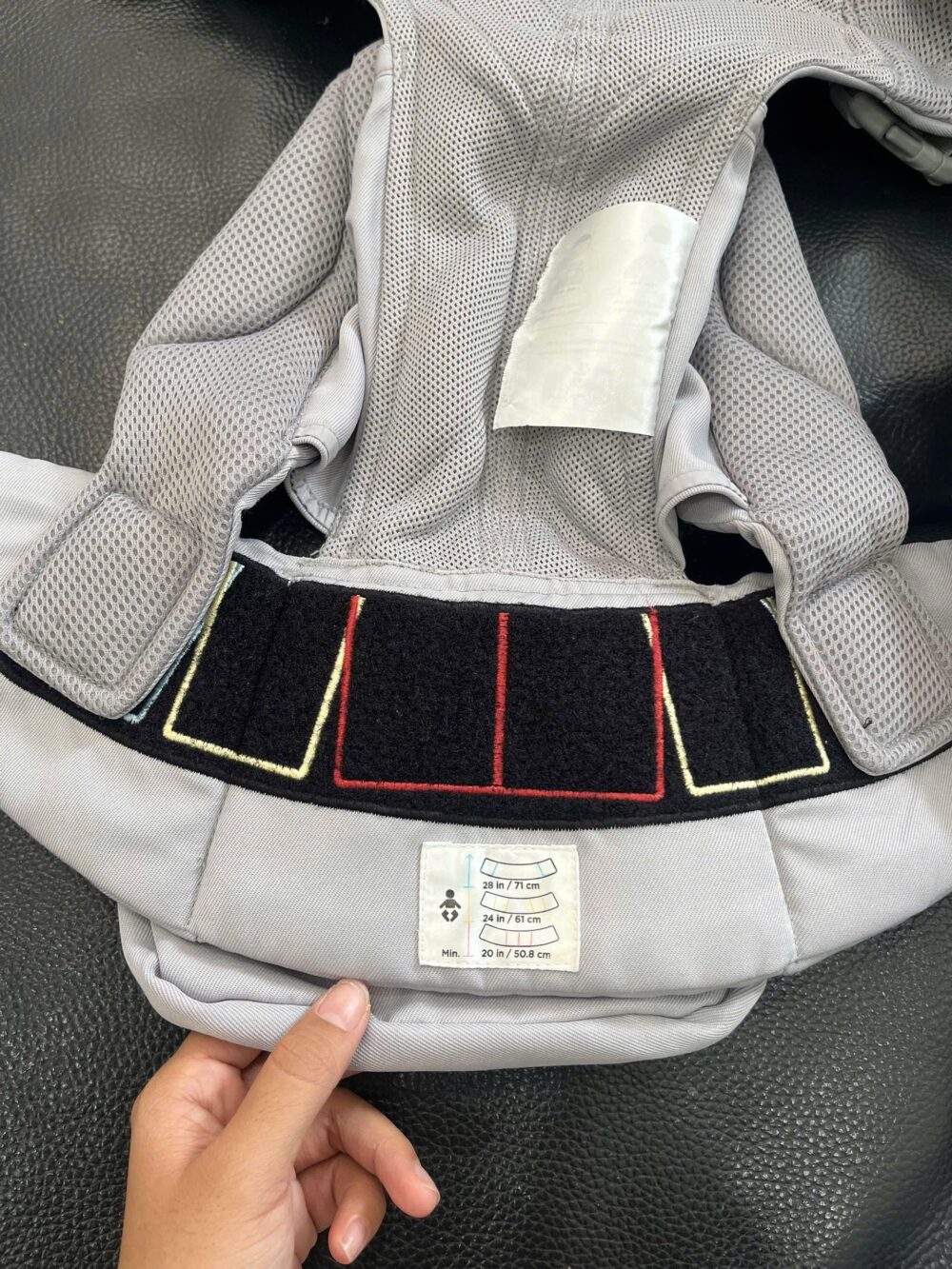 Địu Ergobaby Omni 360 Cool Air Mesh( màu Pearl Grey) 0m -> 20kg (tặng kèm yếm địu) - Ảnh 10